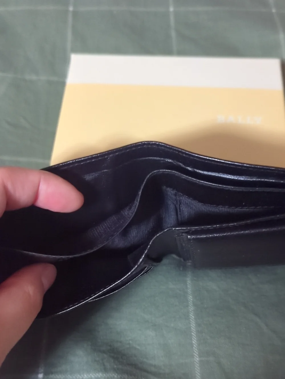 Dark Brown Leather Bi-Fold Wallet